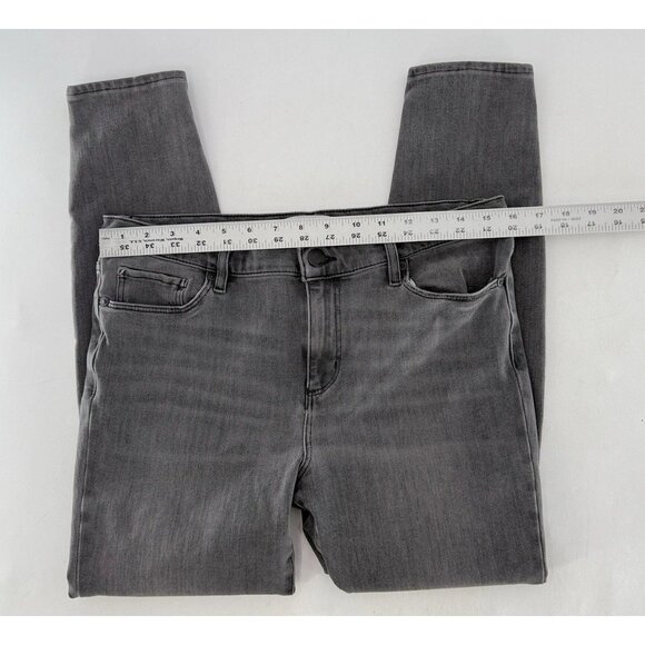 Ann Taylor Loft Women’s Gray Stretch Leggings Jeans Size 31/12‎ Comfort Normcore - Picture 7 of 9